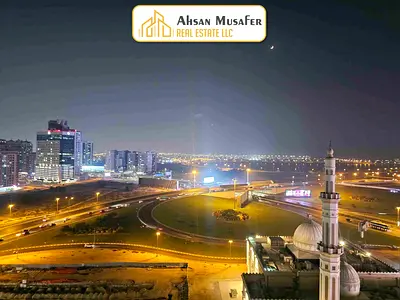 Sea View 1bhk Just 39k-Gym Swimming Pool free-Parking free-2 Bath-Near Dubai Border Last Unit Nahda Sharjah
