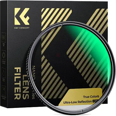 K&F Concept 82mm True Color Ultra-Low Reflectivity CPL Filter Polarizer Lens Filter Circular Polariz