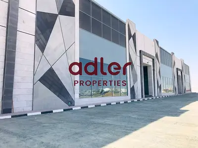 Premium Commercial Showroom with Office for Rent in Saja’a, Sharjah | 8,592.90 Sq. Ft. Across Two F