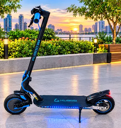 Used Kugoo pro 4 Electric Scooter — Good Condition, LED Lights