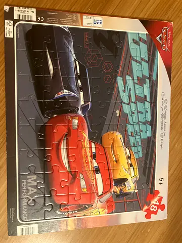 Disney Cars 48-piece Jigsaw Puzzle — Ultra Speed design (like new)