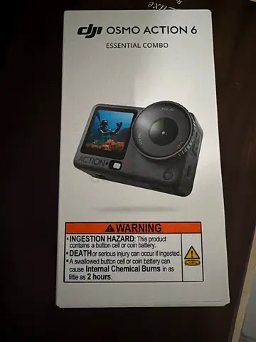 DJI Osmo Action 6 Essential Combo - Sealed pack with 1 year amazon warranty