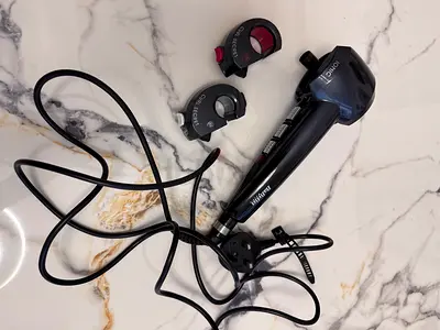Babyliss Ionic Hair Curler with Two Interchangeable Heads(2 curl sizes) - Used