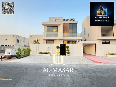 Modern villa with a distinctive design, featuring an internal elevator and equipped with electricit