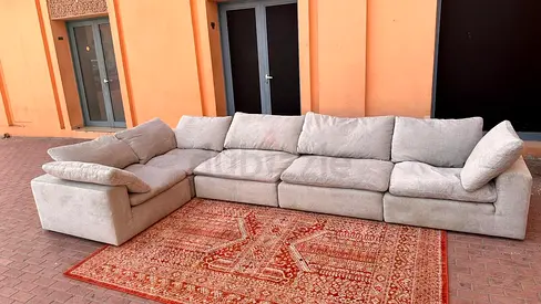 5__ piece's Modular Pan Home pianca feather 🪶 filled Sofa