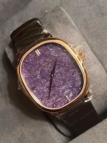 LORESUM LS06 - Charoite - Rose-gold plated men’s watch