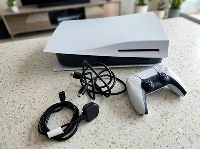 PS5 Disc Edition with original controller