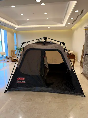 Coleman 46810 Person Instant Camping Tent with Minute Setup Large Family Tent with PreAttached Poles