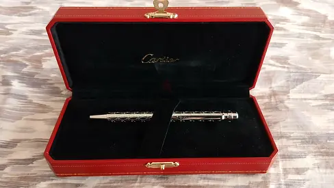 Authentic Unused Cartier Pen (COST0046) – Complete with Red Case