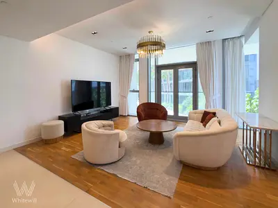 Furnished and Upgraded | Vacant | Garden View | 3BR+Maids