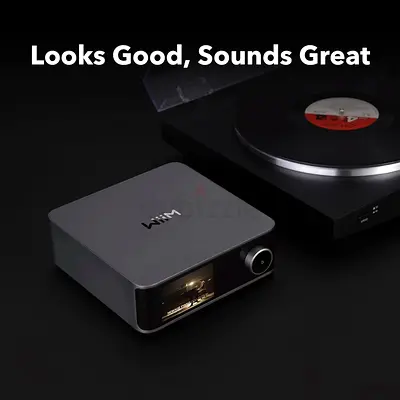 WiiM Ultra Hi-Res Music Streamer with Touchscreen & ESS DAC, Space Gray Wi-Fi Streaming, RoomFit Cor