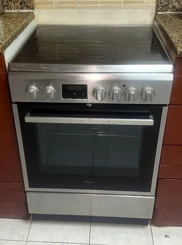 Stainless Steel Whirlpool Electric Oven & Stove - Good Condition