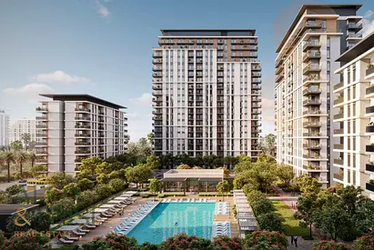 Corner Layout with Large Balcony and Pool View