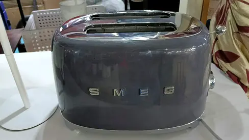 SMEG 2-Slice Retro Toaster - Grey (Used, Good Condition)