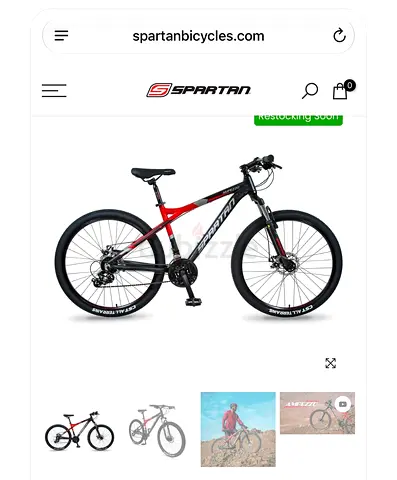 Spartan (Ampezzo) Mountain Bike - Hardtail 26" Medium size