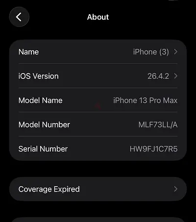 iPhone 13 Pro Max - 256GB (iOS 16) - Good Condition