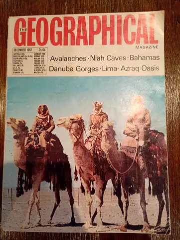 The Geographical Magazine - December 1967 issue (vintage travel magazine)