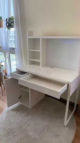 Ikea MICKE Desk with shelf & storage
