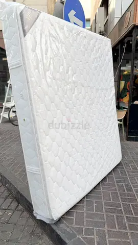 Clean White Double Mattress - Firm Support, Good Condition