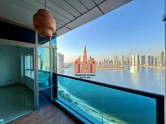 Ac free sea view 2bedroom hall with balcony wardrobes parking gym pool