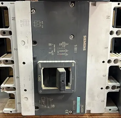 Siemens LV630 molded case circuit breaker - 630A, used