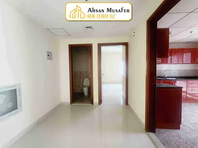 //PARKING FREE+BALCONY ALSO HAVE+10 DAYS FREE+6 CHQS//LIMITED TIME OFFER///6CHQS// EASY EXIT TO DUBAI NEAR SAHARA CENTRE AND NEAR RTA BUS STOP LAST UNIT 1BHK WITH 2WASHROOMS