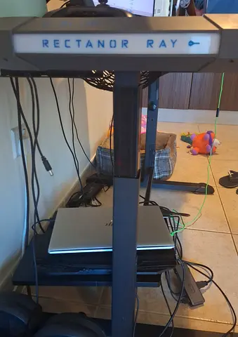 E-BLUE Rectanor Ray LED Gaming Desk