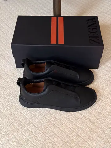 Zegna black shoes