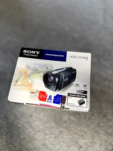 Brand new Sony Handycam HDR-CX160E HD Camcorder with orignal sealed box, plus Sony soft carry case