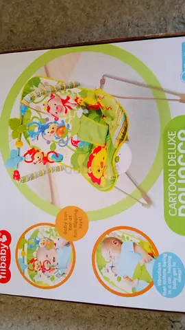 Tibaey Cartoon Deluxe Baby Bouncer / Rocker - Like New