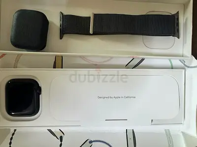 Apple Watch Series 9 with Sport Band, Charger and Case in Original Box Pristine Condition