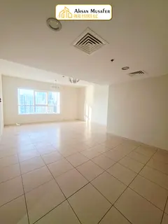 Seeview Flat+One Free parking • Free gym, pool free • Central AC • Open view • Near Al Khan 