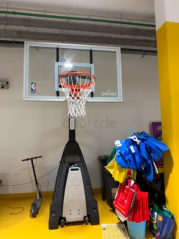 Spalding "The Beast" 60" Glass Portable Basketball System – Pro-Grade