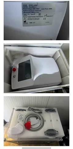 Diode Laser Machine (Used) with Handpiece and Case
