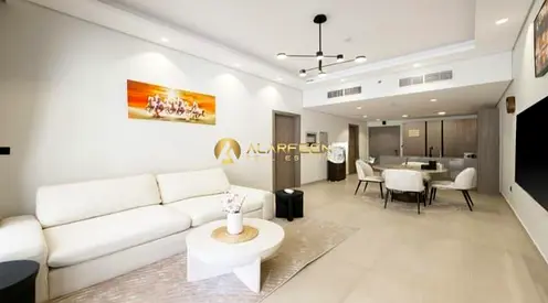 غرفة نوم واحدة مفروشة | Al Serh Residences 11 | دخول الشرفة والمسبح إلى الجيم