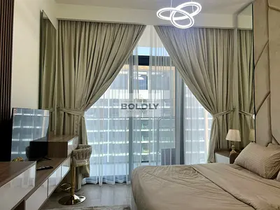 Elegant Furnished Studio | Azizi Riviera 46 | Premium Urban Living