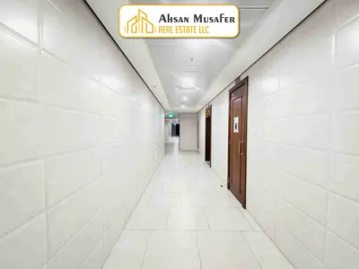 //A.C FREE BRAND NEW BUILDING+PARKING FREE+ONE MONTH FREE+MAID ROOM ALSO HAVE+2 MASTER ROOMS//2BHK WITH 3WASHROOMS AVAILABLE//6CHQS// EASY EXIT TO DUBAI NEAR SAHARA CENTRE AND NEAR RTA BUS STOP LAST U