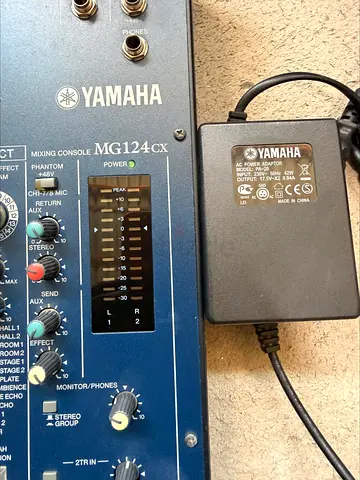 Yamaha MG124CX Mixing Console - Good Working Condition