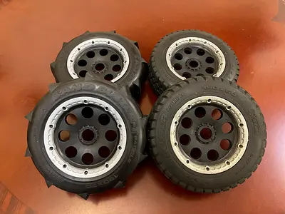 HPI BAJA 5T SAND BUSTER TYRES FOR SALE!!! Perfect Condition