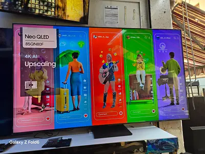 Samsung 85" Neo QLED QN80F 4K AI Vision Smart tv 85QN80F 2025 same like new in good condition delive