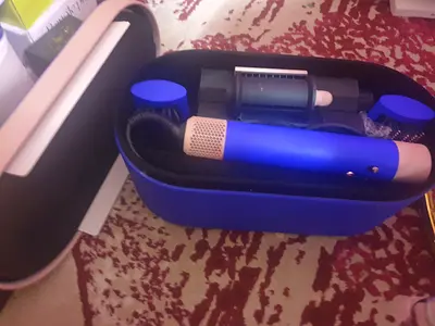 Electric Hair Curler / Styling Kit with Case (Blue)