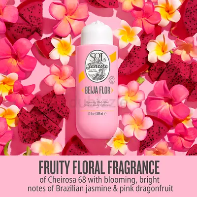 Sol de Janeiro Beija Flor Body Wash 385 ml - Pink Fruity Floral