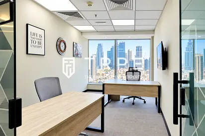 Furnished Private Offices | All-Inclusive | Dubai Canal and Burj Khalifa Views