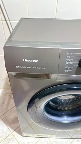 Hisene 6 kg front loading watching machine for sale