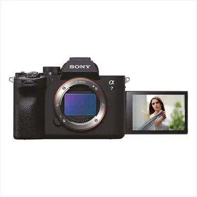 Sony Alpha A7 (Body Only) Full-Frame Mirrorless Camera – E-mount and 50mm sony fe lens and sd 128