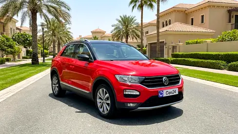 AED 751/m | 0 DP | Free 3 Months Warranty | Service History | 30 Day Return | VOLKSWAGEN T ROC 2021