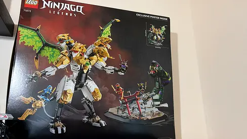 LEGO Ninjago Legends Golden Dragon Mech (Set 71872) - new and Boxed