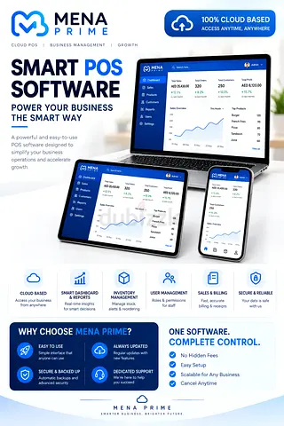 MENA PRIME Cloud POS Software | Smart Business Management System