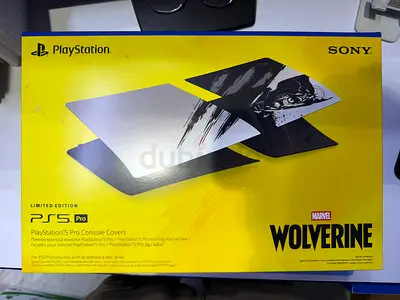 Limited Edition Marvel Wolverine PS5 Pro Console Covers (Sealed Box)