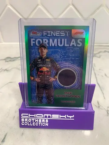 Topps Finest Formula 1 Max Verstappen Red Bull Finest Formulas Relic 27/50